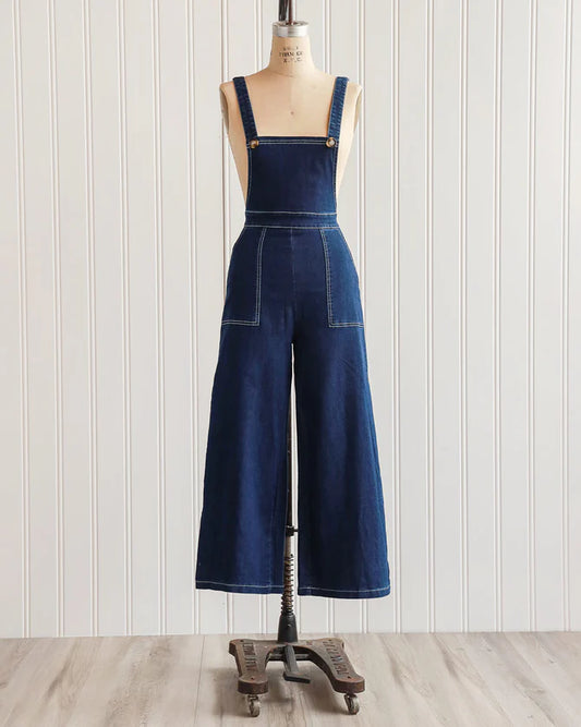 Homefront Dark Wash Overalls
